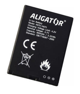ALIGATOR A430/A620/A670/A675 baterie 900mAh Li-Ion