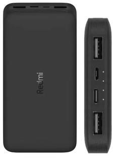 Xiaomi Redmi Fast Charge Power Bank 20000mAh,Black