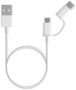 Xiaomi Mi 2 in 1 USB Cable Micro USB/Type C 30cm  