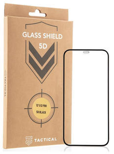 Tactical Glass 5D iPhone 12/12 Pro, Black