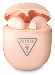 Guess True Wireless Triangle Logo Stereo, Pink