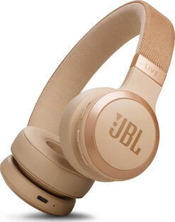 JBL Live 670NC bezdrátová stereo sluchátka, Sand