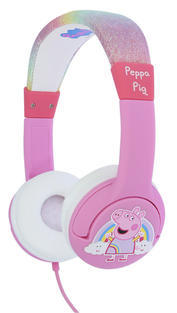 OTL Peppa Pig Rainbow dětská sluchátka 3,5mm