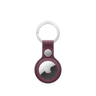 AirTag FineWoven Key Ring Mulberry