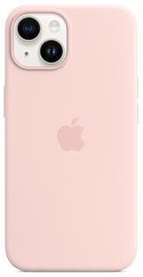 iPhone 14 Silicone Case MagSafe - Chalk Pink