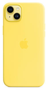 iPhone 14 Plus Silicone Case MagSafe - Canary Yell