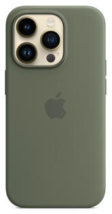 iPhone 14 Pro Silicone Case MagSafe - Olive