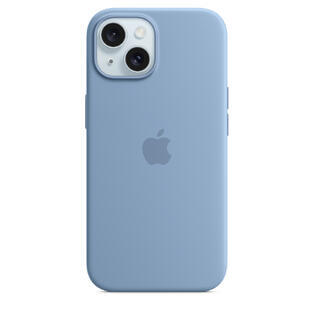 iPhone 15 Silicone Case MagSafe Winter Blue