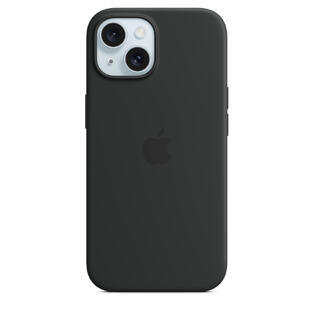 iPhone 15 Silicone Case MagSafe Black