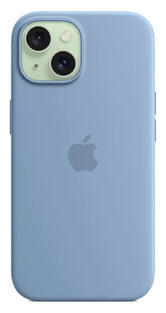 iPhone 15 Silicone Case MagSafe Light Blue