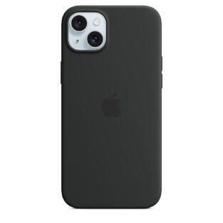 iPhone 15 Plus Silicone Case MagSafe Black
