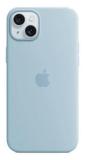 iPhone 15 Plus Silicone Case MagSafe Light Blue