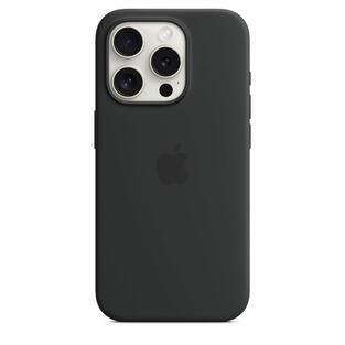 iPhone 15 Pro Silicone Case MagSafe Black