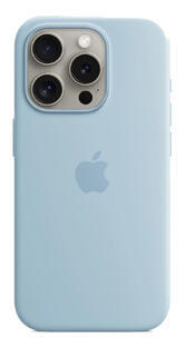 iPhone 15 Pro Silicone Case MagSafe Light Blue