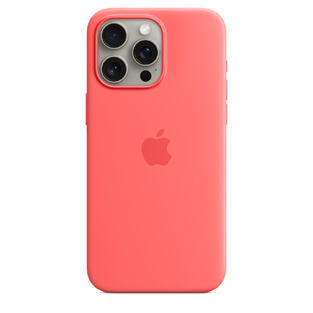 iPhone 15 Pro Max Silicone Case MagSafe Guava