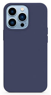 Epico Silicone Case Magnetic iPhone 13, Blue