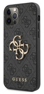Guess Big 4G Metal Logo Case iPhone 12/12 Pro,Grey