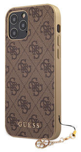 Guess Charms Hard Case 4G iPhone 12/12 Pro, Brown