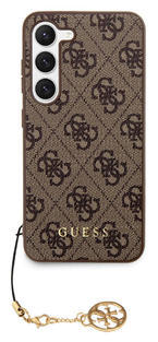 Guess Charms Hard Case 4G Samsung S23, Brown