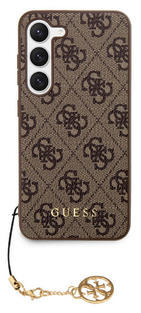 Guess Charms Hard Case 4G Samsung S23+, Brown