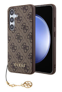 Guess 4G Charms kryt pro Samsung Galaxy S24+ Brown