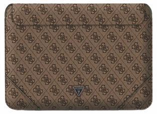Guess 4G Triangle Metal Logo Sleeve 13/14", Brown