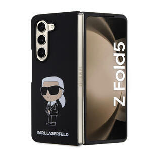 Karl Lagerfeld Silicon Case Galaxy Z Fold 5, Black
