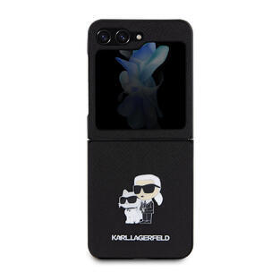 Karl Lagerfeld Saffiano Case Galaxy Z Flip 5,Black