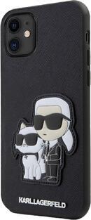 Karl Lagerfeld Karl&Choupette Case iPhone 11,Black