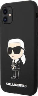 Karl Lagerfeld Silicon Ikonik NFT  iPhone 11,Black