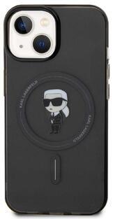 Karl Lagerfeld IML Ikonik MagSafe iPhone 15, Black