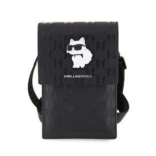 Karl Lager. Saffiano Monogram Wallet Bag Choupette