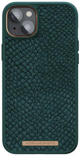 Njord Salmon Leather Case iPhone 14 Plus, Green