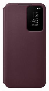 Samsung Smart Clear View Cover S22, Burgundy