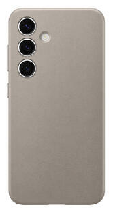 Samsung Vegan Leather Case Galaxy S24, Taupe