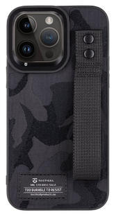 Tactical Camo Troop kryt iPhone 14 Pro Max, Black