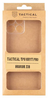 Tactical TPU pouzdro Honor X8, Clear
