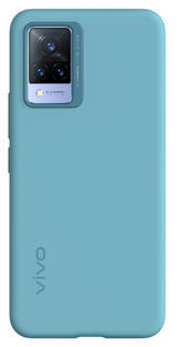 Vivo V21 5G Silicone Cover, Light Blue