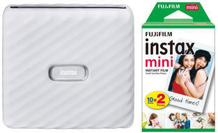 Fujifilm Instax Link WIDE A Ash White + 2x10 film