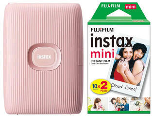 Fujifilm Instax Mini Link2 Soft Pink + 2x10 film