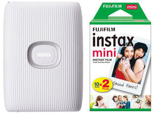 Fujifilm Instax Mini Link2 Clay White + 2x10 film