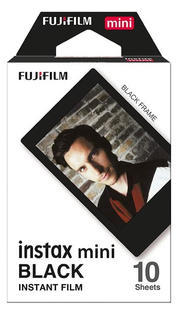 Fujifilm Instax mini černý rámeček 10 ks fotek