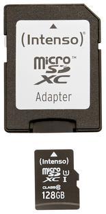 Intenso 128GB micro SDXC Premium UHS-I + adaptér