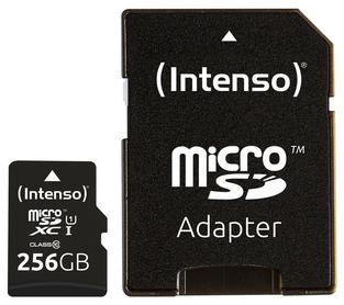 Intenso 256GB micro SDXC Premium UHS-I + adaptér