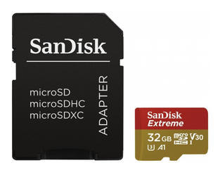 SanDisk Extreme micro SDHC 32 GB 100 MB/s A1 Class