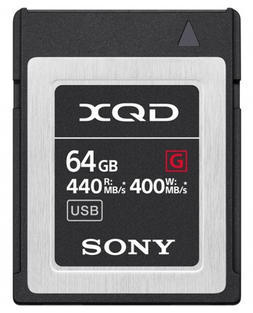 Sony 64GB XQD serieG HighSpeed 5x Stronger