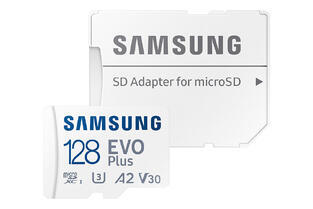 Samsung micro SDXC 128GB EVO Plus + SD adaptér