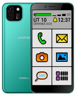 Aligator S5550 Duo SENIOR 16GB Green