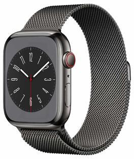 Apple Watch S8 Cell 41mm Graphite Steel,MilaneseL 