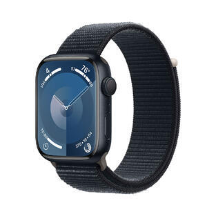 Apple Watch Series 9 45mm Midnight, Mid Sport Loop